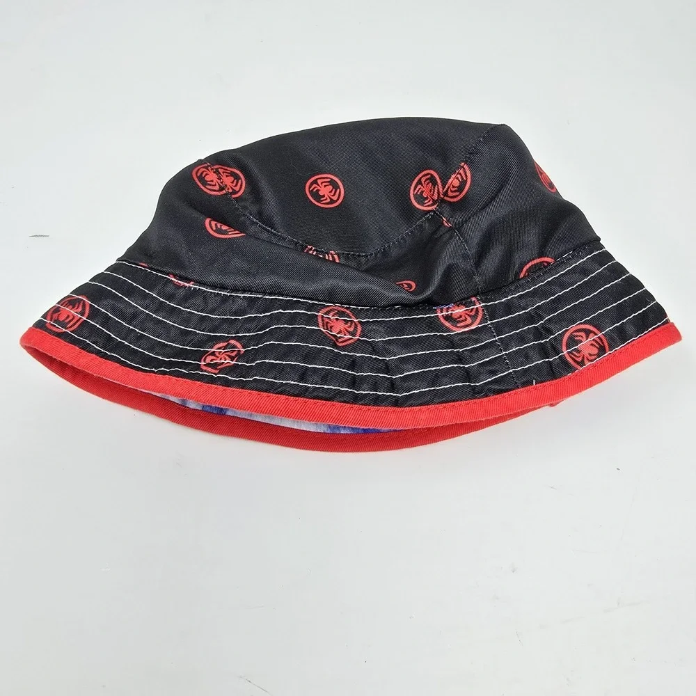 Marvel‎ Spiderman Boys One Size Reversible Bucket Hat Tie Dye Logo
